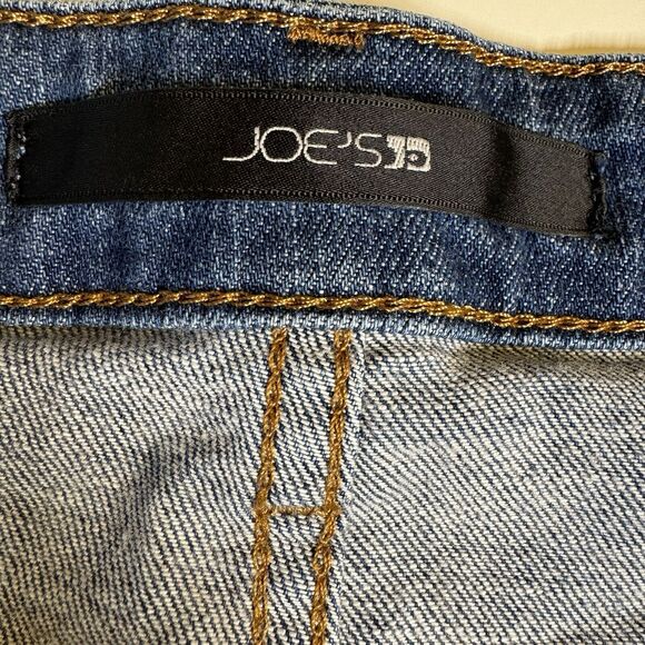 Joe’s Jeans Womens Denim Shorts Blue Mid Rise MaryLee Distressed 5" Inseam Sz 26 - Picture 4 of 10